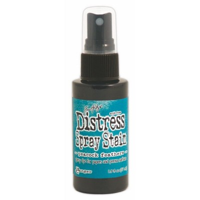 Distress Spray Stain 1.9oz couleur «Peacock Feathers»